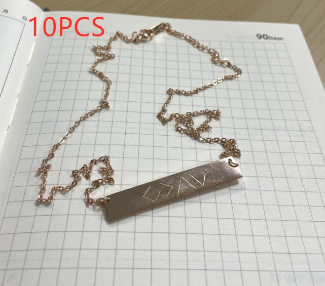 God Is Greater Than The Highs and Lows Necklace - Christian Jewelry, Confirmation Gift Bible Verse, Faith Necklace, Religious Christian Gifts for Women Men
