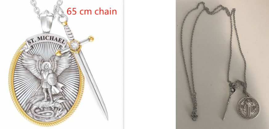 Saint Michael The Archangel Medal - Patron Saints Medal Necklace
