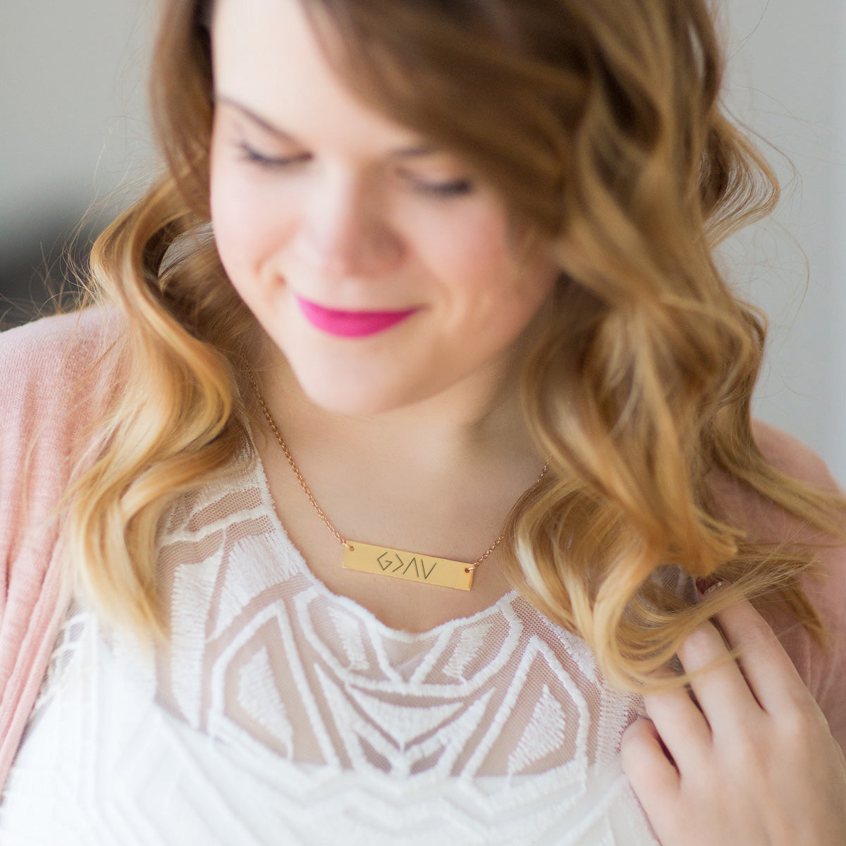 God Is Greater Than The Highs and Lows Necklace - Christian Jewelry, Confirmation Gift Bible Verse, Faith Necklace, Religious Christian Gifts for Women Men